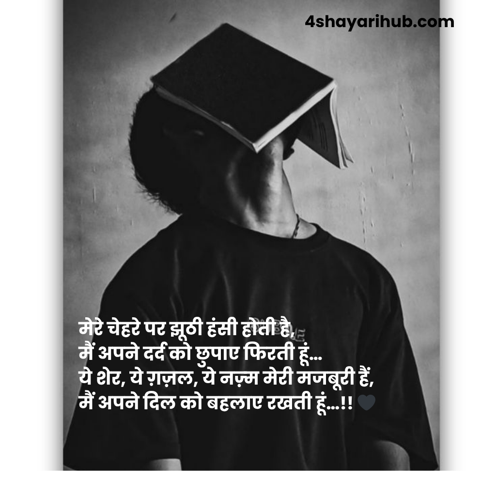 व्हाट्सप्प के दर्द भरी शायरी