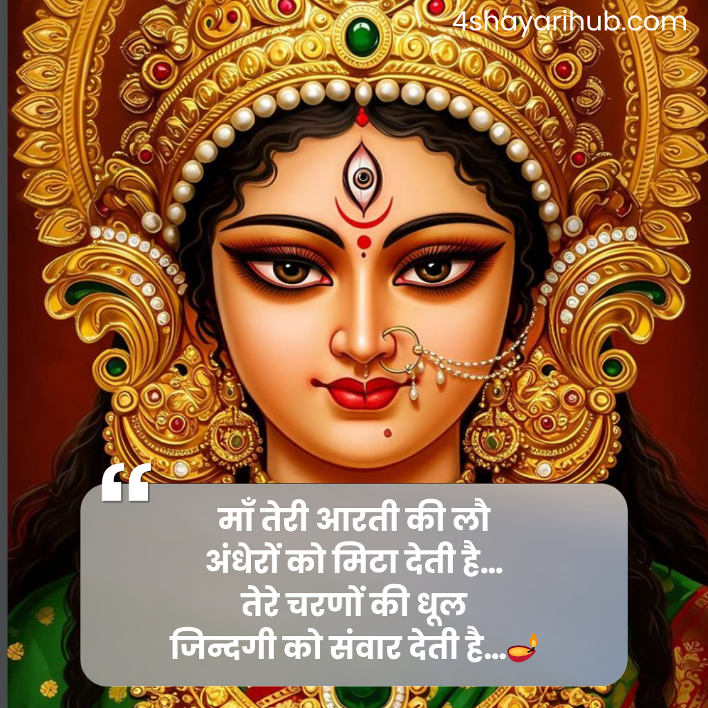 सोशल मीडिया के लिए नवरात्रि शायरी