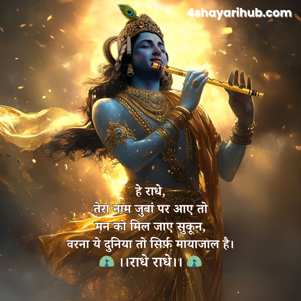 Radhe Radhe Shayari in Hindi