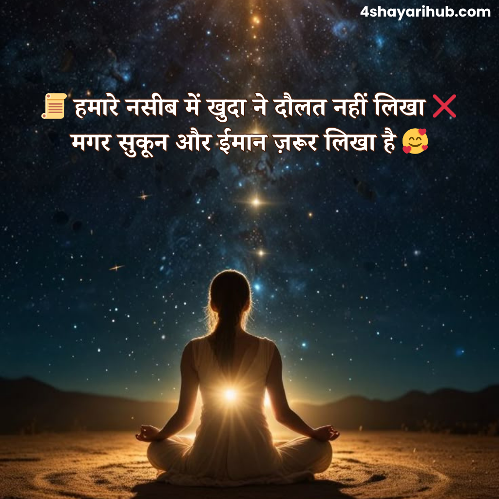 Spiritual Shayari in Hindi 2025