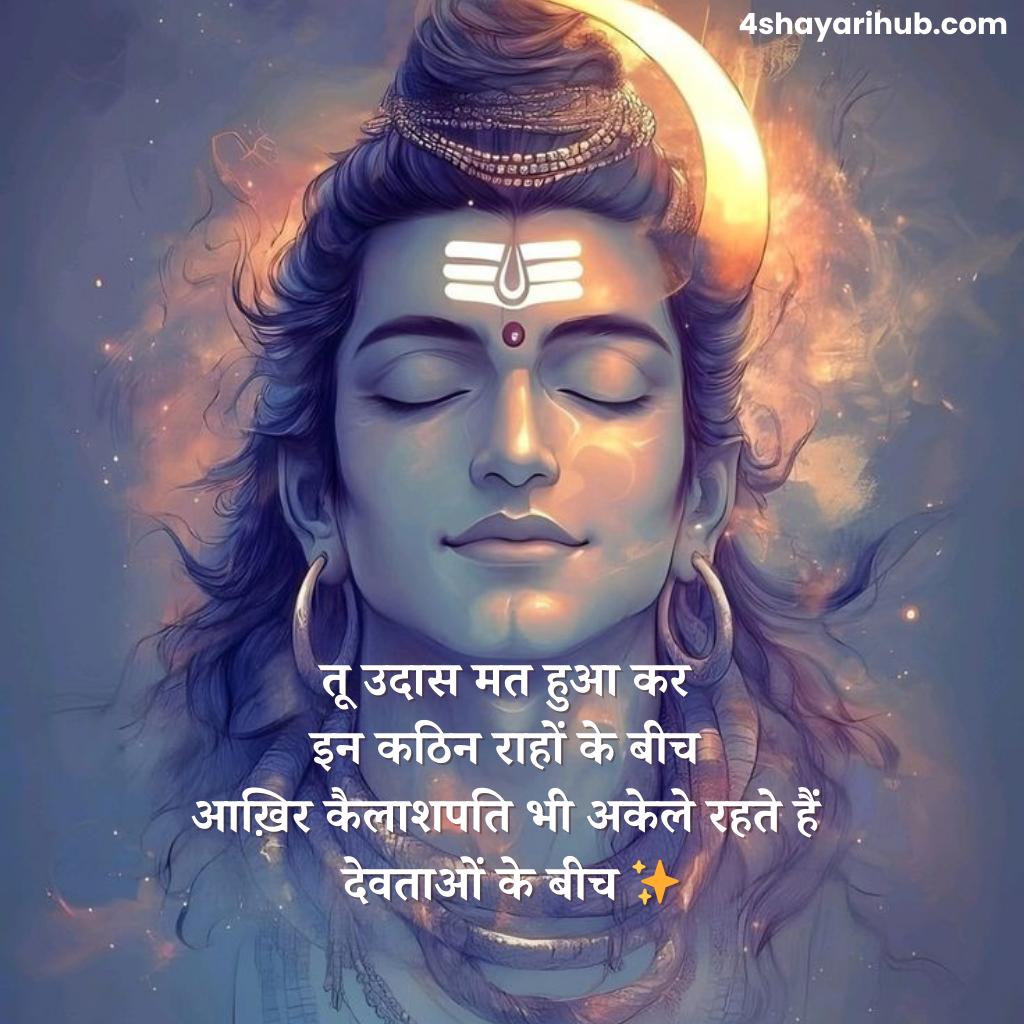 शायरी शिव भगवान पर